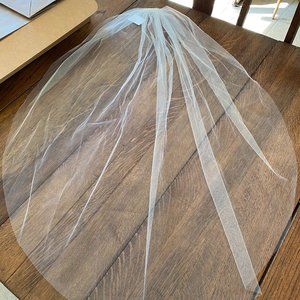 Ivory Fingertip Veil